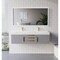 Castello Usa Thames 60-inch Gray Vanity Set with White Top and Gold Handles CB-MC-60G-GLD-20146-WH - alternate 4